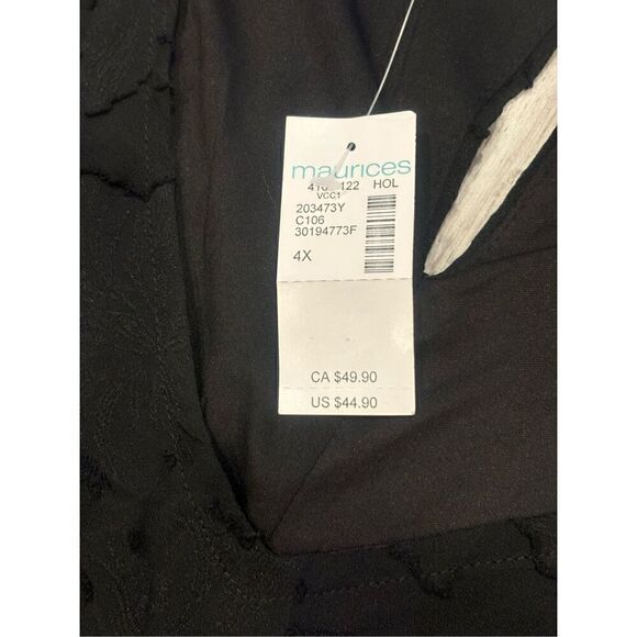 Maurices plus size black dress size 4X - Picture 6 of 11